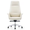 modern white leather executive swivel office chairs