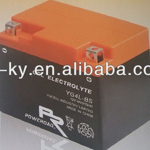 Motorcycle battery parts top quality, dry battery,12V maintenance free battery