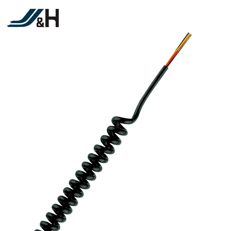 Buy Multi Cores High Tension Pur Coiled Spiral Spring Cable from Ningbo ...