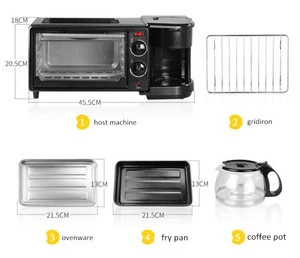 multifunctional 3 in 1 breakfast maker machine