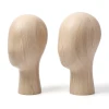 Multiple Use Wood Mannequin Dummy Head Female Male Hat Cap Wig Stand Counter Top Hat Cap Wig Stand