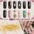 Import Nail sticker 3d Ocean Nail Art Studs Gold Charms Summer Sea Metal Alloy Rivets Shell Starfish Hollow Star decoration nails from China