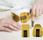 Nail supply wholesales nail forms 500 a roll acrylic nail art form