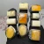 Import Natural Baltic Russian amber stone polishing ring 925 silver inlay Golden white amber from China