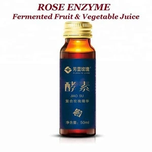 Natural Fermented Rose Enzyme Concentrated Fruit and Vegetable Juice 50ml