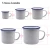 Import New Arrival Customized Logo Cup Enamel Camping Decal Pottery Mug with Handle from China