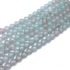 New Arrivals crackle glass bead 6 mm 8 mm 10 mm 12 mm with color coating paint bead for DIY Necklace