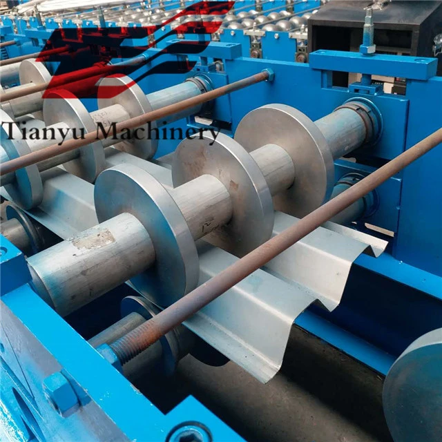 New Condition Hydraulic Cutting Steel Three And Two Waves Highway Guardrail Roll Forming Making Machine