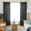 New design different types soft luxury linen breathable blackout curtain fabric