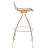 Import new design popular wire bar stool in gold from China