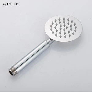 New design round shape water saving 304 stainless steel handheld shower head bathroom