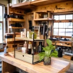 New Design Wood Toilet Bathroom Storage Systems Double Tiers Standing Type Rack Shelf Easy Installation