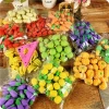 New Fashion Simulation 3D cute cartoon creative DIY fruit and vegetable eraser for children gift