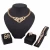 Import New Fashion Women African Jewelry Sets Gold Plated Alloy Wedding Necklace Sets from China