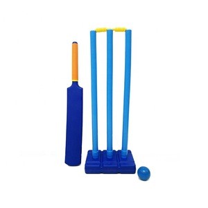 New Garden Play Cricket Set for Kids with Bat Plastic Beach Cricket Set
