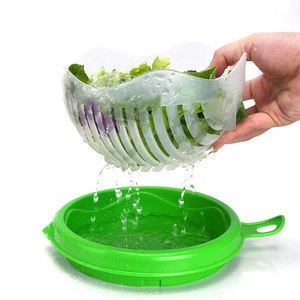 new kitchen upgraded easy best fast fruit vegetable chopper easy salad maker cutter bowl with lid
