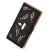 Import New ladies wallet sweet ladies PU leather cross-section zipper womens long section hollow leaves wallet from China
