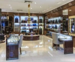 new model customized handbag shop furniture design with LED light
