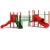 Import New play structure most quality lovely toy outdoor playground equipment for children with topless from China