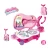 Import New Preschool pretend play 22pcs accessories party cosmetic kit plastic make up toys for girl violin trolly pulley box makeup from China