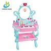 new pretend play makeup mirror toys electric toy piano dresser table preschool game for girls