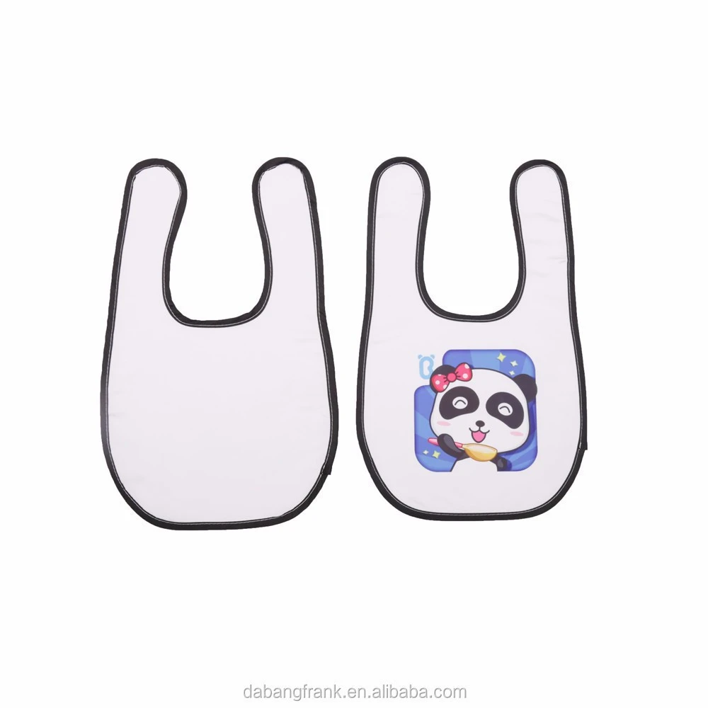 New product durable cute sublimation blank baby bib