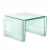 Import New Product Full Clear Curved Glass Coffee Table Hot Bent Glass 12mm Coffee Table  table top glass price from China