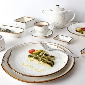 New ProductHotel Restaurant Banquet White Porcelain Dinner Set, Banquet Hall Crockery Dinnerware Sets&gt;