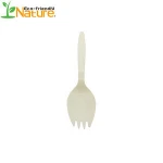 New Products Eco-friendly Disposable Plastic Corn Starch Spoon and Fork
