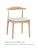 Import New Professional factory Ash wood Hans Wegner Danish Y-Chair Solid Wood Dining Chairs Wishbone Chair from China