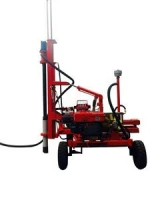 New style borer pole hydraulic guardrail pile driver