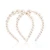 Import New style headbands hair hoop elegant white pearl hair accessories wedding party supplies from China
