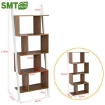 new style simple modern wooden round shallow bookcase