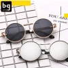 New Sun Glasses Wholesale Steampunk Glasses Round Retro Vintage Sunglasses UV400