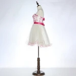 new type  bow patterns pretty ball gown  sweetheart mini homecoming short prom dress