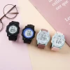 New ultra-thin fashionable color scheme minimalist student electronic watch,outdoor sports multifunctional deep waterproof watch