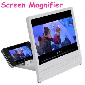 New Universal 3D Mobile Phone Enlarged Screen Magnifier with Bracket Folding