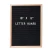 Import Newest hot products wood frame changeable white sign black Felt Letter Board from China
