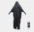 Import No Face Man Spirited Away Cosplay Costume with Mask gloves for Halloween Costume Anime Miyazaki Hayao Faceless Cloak E9286 from China