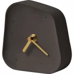 nordic cement table clock square geometric art decoration silent movement suitable for school home office desktop decor