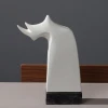 Nordic style animal statue ceramic home accessories decor