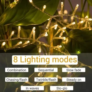 Northland sample support 10M 100 LED 8 Mode Sparkling Tree Fairy string Lights Christmas Lights Outdoor Waterproof