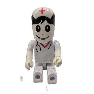Novel Cartoon Full Color Robot Doctor USB Flash Drive for Promotion Gifts and wholesale