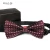 Import Novelty embroidered animal dog pattern polyester bow tie and white dot red neck bow tie for men from China