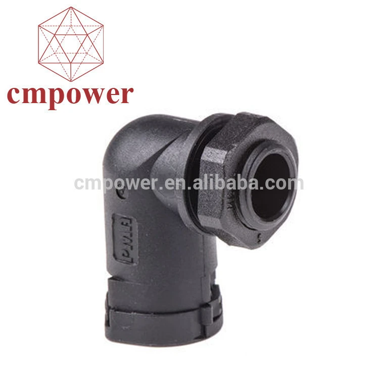 Nylon Cable Conduit Fitting M12-M63 Right Angle Cable Gland