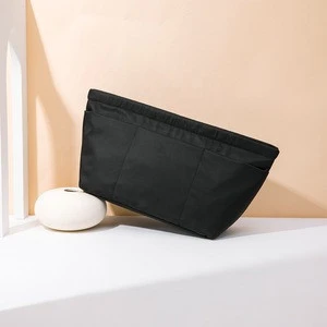 Nylon canvas Japanese small fresh and convenient makeup storage bag lined with ultra-light zipper liner bag