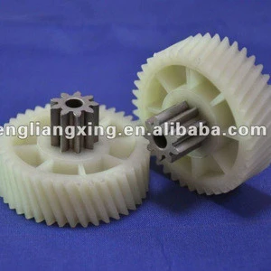 nylon helical gear with metal gear for paper shredder
