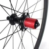 OEM Bike Accessories Carbon 700C Clincher Road Bicycle Wheels NO Outer Spoke Holes