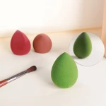 OEM Custom Beauty Cosmetics Blender Make Up Powder Puff Makeup Sponge With Packaging Boxes