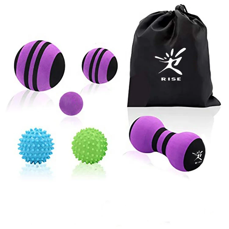 OEM customize Logo eva massage ball and spiky massage ball